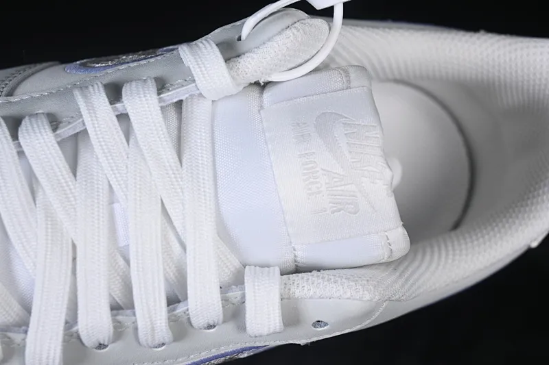 All categories Nk Air Force 1 Air Force series Nk Air Force 1 Low Air Force low-top Nike Air Force 1'07 Low white and gray embroidery Air Force 1 low-top casual sneakers IB6842-100